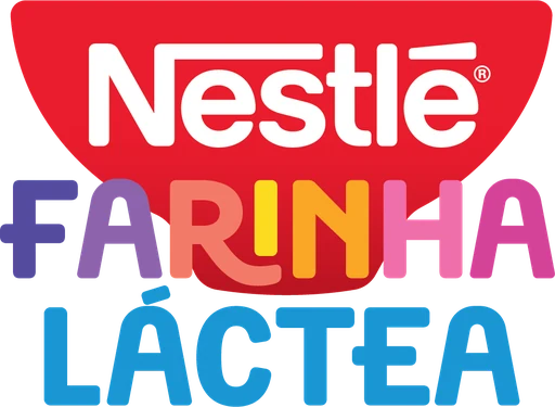 Logo Nestlé Farinha Láctea – parceiro do aniversário DOM
